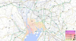名古屋の津波ハザードマップ